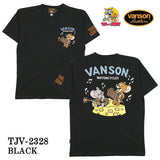 VANSON×TOM&JERRY バンソン トム＆ジェリー コラボTee 天竺半袖Tシャツ tjv-2328