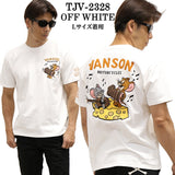 VANSON×TOM&JERRY バンソン トム＆ジェリー コラボTee 天竺半袖Tシャツ tjv-2328