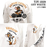 VANSON×TOM&JERRY バンソン トムジェリ コラボ 天竺 長袖Tシャツ ロンTEE tjv-2329