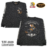 VANSON×TOM&JERRY バンソン トムジェリ コラボ 天竺 長袖Tシャツ ロンTEE tjv-2329