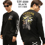 VANSON×TOM&JERRY バンソン トムジェリ コラボ 天竺 長袖Tシャツ ロンTEE tjv-2330