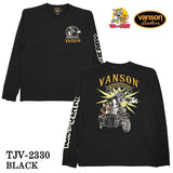 VANSON×TOM&JERRY バンソン トムジェリ コラボ 天竺 長袖Tシャツ ロンTEE tjv-2330