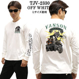 VANSON×TOM&JERRY バンソン トムジェリ コラボ 天竺 長袖Tシャツ ロンTEE tjv-2330