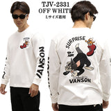 VANSON×TOM&JERRY バンソン トムジェリ コラボ 天竺 長袖Tシャツ ロンTEE tjv-2331