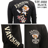 VANSON×TOM&JERRY バンソン トムジェリ コラボ 天竺 長袖Tシャツ ロンTEE tjv-2332