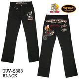 VANSON×TOM&JERRY バンソン コラボ トムとジェリー デニムパンツ ジーンズ ボトム tjv-2333