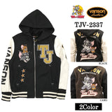 VANSON×TOM&JERRY バンソン トムジェリ コラボ ボンディング スタジャン tjv-2337