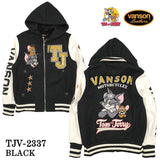 VANSON×TOM&JERRY バンソン トムジェリ コラボ ボンディング スタジャン tjv-2337