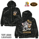 VANSON×TOM&JERRY バンソン トムジェリ コラボ ファー ZIPジャケット パーカー tjv-2338