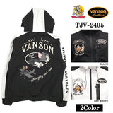 VANSON×TOM&JERRY バンソン トムとジェリー コラボ 三層ストレッチ マウンテンパーカー tjv-2405