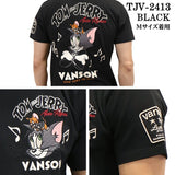 VANSON×TOM&JERRY バンソン トム＆ジェリー 天竺 半袖Tシャツ tjv-2413