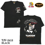 VANSON×TOM&JERRY バンソン トム＆ジェリー 天竺 半袖Tシャツ tjv-2413