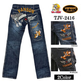 VANSON×TOM&JERRY バンソン コラボ トムとジェリー デニムパンツ ジーンズ ボトム tjv-2416