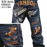 VANSON×TOM&JERRY バンソン コラボ トムとジェリー デニムパンツ ジーンズ ボトム tjv-2416