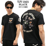 VANSON×TOM&JERRY バンソン トム＆ジェリー 天竺 半袖Tシャツ tjv-2421