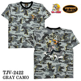 VANSON×TOM&JERRY バンソン トム＆ジェリー ドライ 半袖Tシャツ tjv-2422