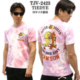 VANSON×TOM&JERRY バンソン トム＆ジェリー 天竺 半袖Tシャツ tjv-2423