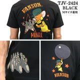 VANSON×TOM&JERRY バンソン トム ＆ジェリー 天竺 半袖Tシャツ tjv-2424