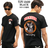 VANSON×TOM&JERRY バンソン トム＆ジェリー 天竺 半袖Tシャツ tjv-2430