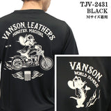 VANSON×TOM&JERRY バンソン トム＆ジェリー ドライ 半袖Tシャツ tjv-2431