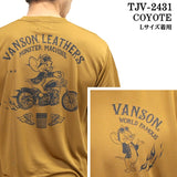 VANSON×TOM&JERRY バンソン トム＆ジェリー ドライ 半袖Tシャツ tjv-2431