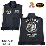 VANSON×TOM&JERRY バンソン トムとジェリー コラボ ジャージ トラックジャケット tjv-2436