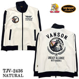 VANSON×TOM&JERRY バンソン トムとジェリー コラボ ジャージ トラックジャケット tjv-2436