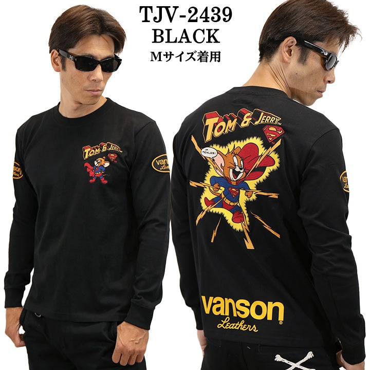 HONDA VANSON ホンダ バンソン コラボ 天竺 フェイクロンTEE 長袖 T