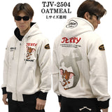 VANSON×TOM&JERRY Warner BROS.ワーナー100周年記念 バンソン トムとジェリー グレムリン コラボ 裏毛 F/Zパーカー tjv-2504