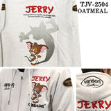 VANSON×TOM&JERRY Warner BROS.ワーナー100周年記念 バンソン トムとジェリー グレムリン コラボ 裏毛 F/Zパーカー tjv-2504