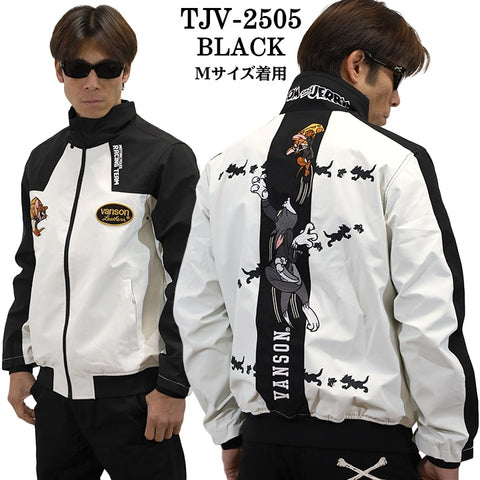 VANSON×TOM&JERRY バンソン トムとジェリー コラボ 三層ストレッチ ジャケット tjv-2505