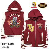 VANSON×TOM&JERRY バンソン トムとジェリー コラボ 裏ボア ボンディング スタジャン tjv-2506