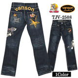 VANSON×TOM&JERRY バンソン コラボ トムとジェリー デニムパンツ ジーンズ ボトム tjv-2508