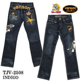 VANSON×TOM&JERRY バンソン コラボ トムとジェリー デニムパンツ ジーンズ ボトム tjv-2508