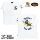 VANSON×TOM&JERRY TEE バンソン トム＆ジェリー 天竺 半袖Tシャツ tjv-2512