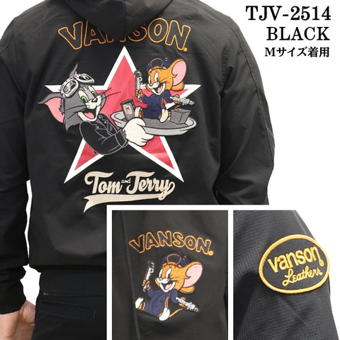 VANSON×TOM&JERRY バンソン トム＆ジェリー サマーメッシュジャケット tjv-2514