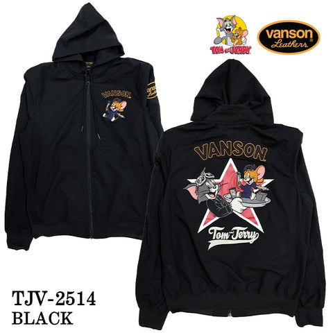 VANSON×TOM&JERRY バンソン トム＆ジェリー サマーメッシュジャケット tjv-2514