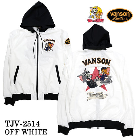 VANSON×TOM&JERRY バンソン トム＆ジェリー サマーメッシュジャケット tjv-2514