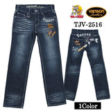 VANSON×TOM&JERRY バンソン コラボ トムとジェリー デニムパンツ ジーンズ ボトム tjv-2516