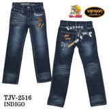 VANSON×TOM&JERRY バンソン コラボ トムとジェリー デニムパンツ ジーンズ ボトム tjv-2516