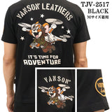 VANSON×TOM&JERRY TEE バンソン トム＆ジェリー 天竺 半袖Tシャツ tjv-2517