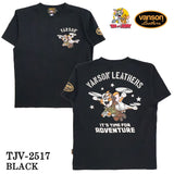 VANSON×TOM&JERRY TEE バンソン トム＆ジェリー 天竺 半袖Tシャツ tjv-2517