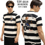 VANSON×TOM&JERRY TEE バンソン トム＆ジェリー 天竺 半袖Tシャツ tjv-2518