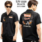 VANSON×TOM&JERRY TEE バンソン トム＆ジェリー レーヨン 半袖シャツ tjv-2520