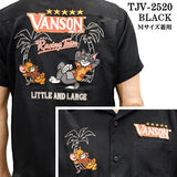 VANSON×TOM&JERRY TEE バンソン トム＆ジェリー レーヨン 半袖シャツ tjv-2520