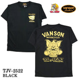 VANSON×TOM&JERRY TEE バンソン トム＆ジェリー ドライ 半袖Tシャツ tjv-2522