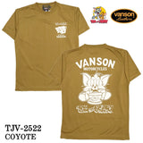 VANSON×TOM&JERRY TEE バンソン トム＆ジェリー ドライ 半袖Tシャツ tjv-2522