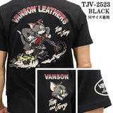 VANSON×TOM&JERRY TEE バンソン トム＆ジェリー 天竺 半袖Tシャツ tjv-2523