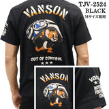 VANSON×TOM&JERRY TEE バンソン トム＆ジェリー 天竺 半袖Tシャツ tjv-2524