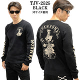 VANSON×TOM&JERRY TEE L/S T-SHIRT THERMAL バンソン トムジェリ コラボ ロンTEE サーマル 長袖Tシャツ tjv-2525